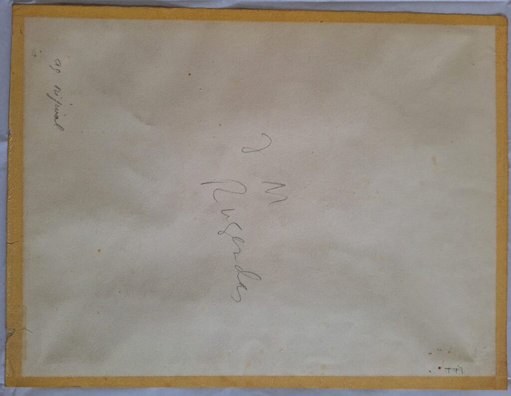verso da obra